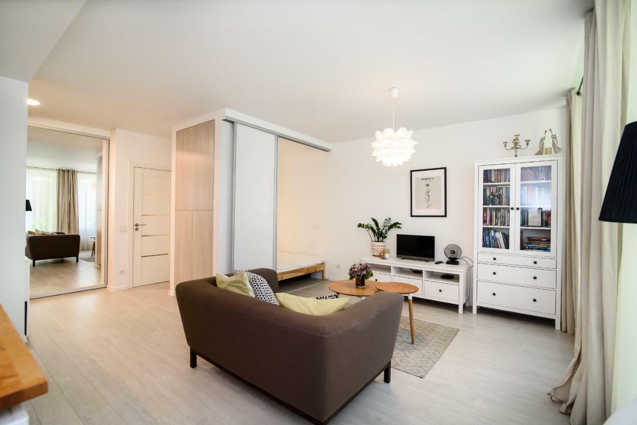 #Stayhere - Comfy & Stylish Studio With Green Patio Close To Old Town VNO Exteriör bild