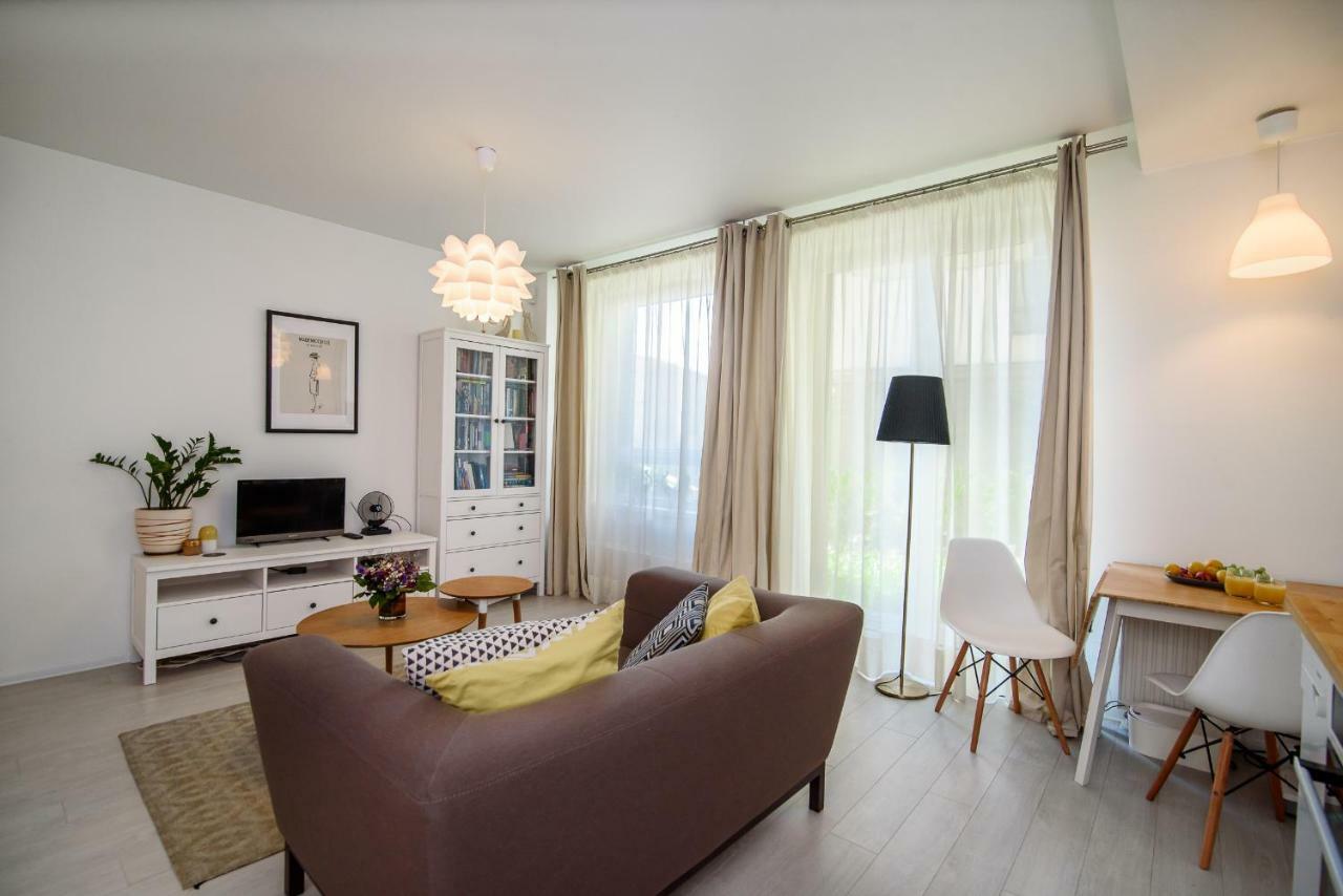 #Stayhere - Comfy & Stylish Studio With Green Patio Close To Old Town VNO Exteriör bild